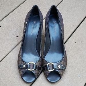 Etienne Aigner Peeptoe Heels